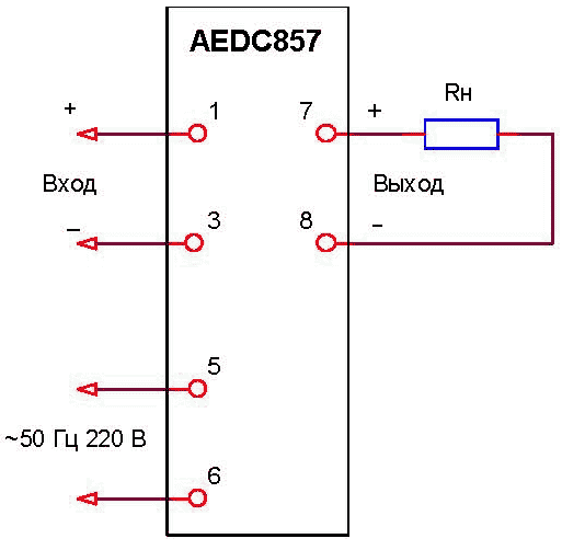 Измерительные преобразователи AEDC856 с двумя аналоговыми выходами