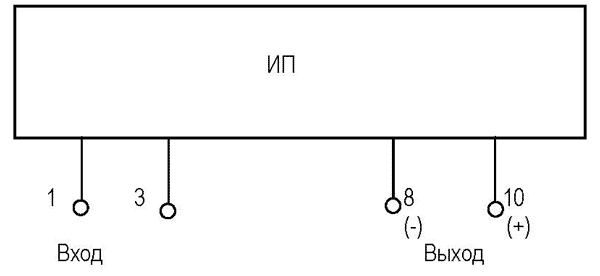Схема электрическая подключения Е 842/1ЭС